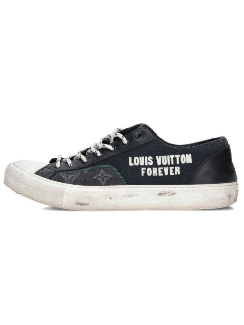 Louis Vuitton Tattoo Line Forever Low-Top Sneakers 8.5